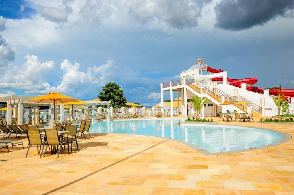 Lacqua Diroma Oficial - Diroma Acqua Park Incluido - Com Roupa De Cama E Banho Caldas Novas Kültér fotó