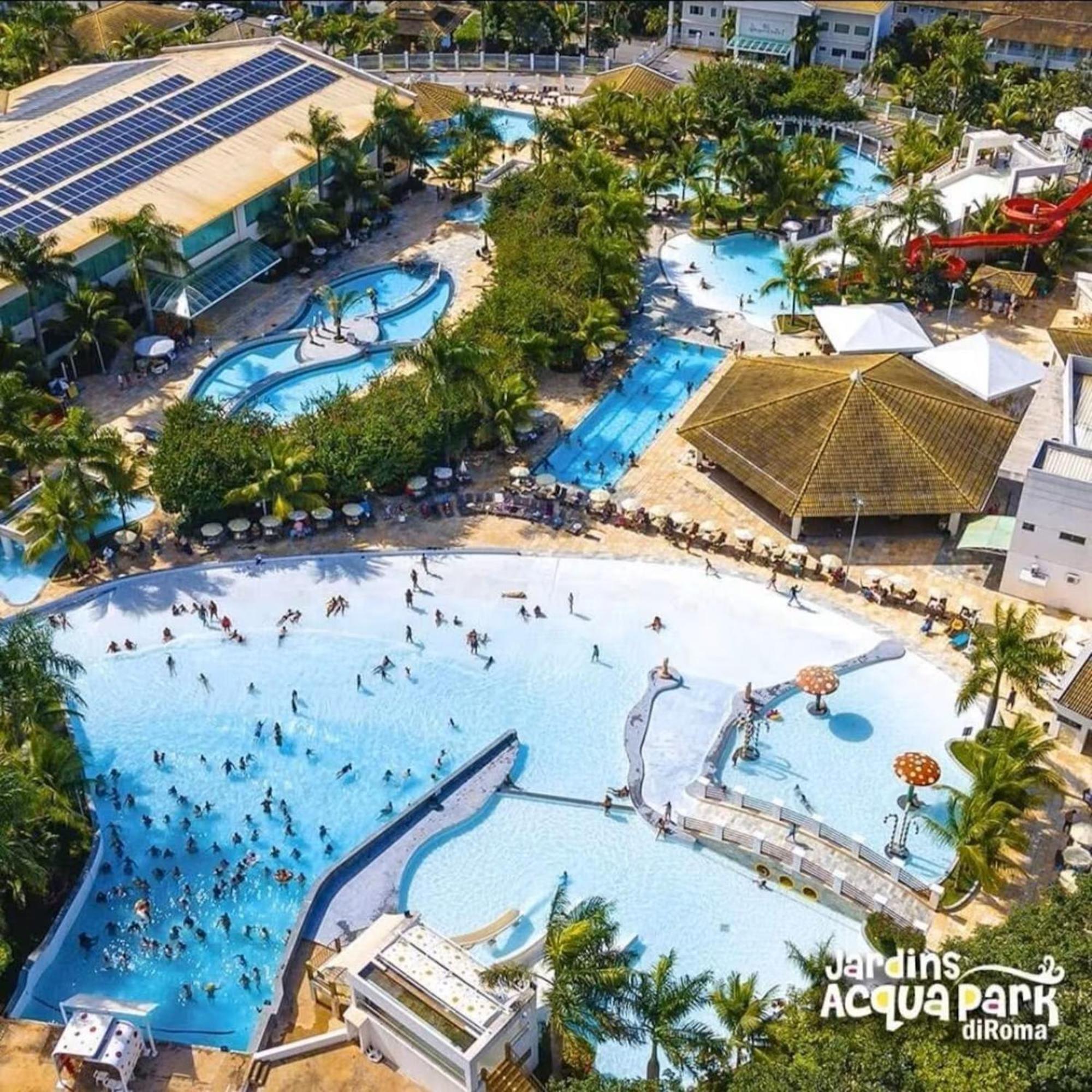 Lacqua Diroma Oficial - Diroma Acqua Park Incluido - Com Roupa De Cama E Banho Caldas Novas Kültér fotó