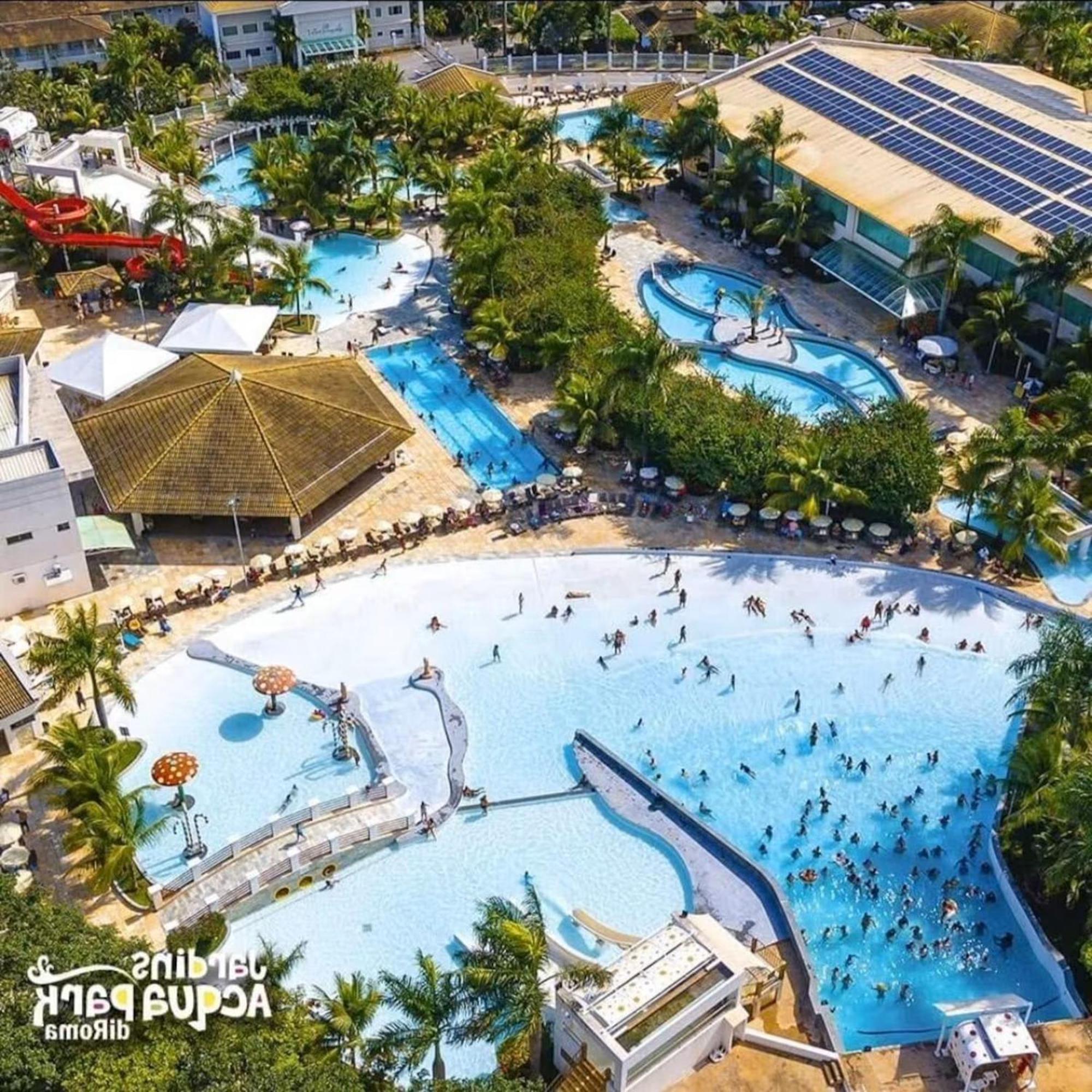 Lacqua Diroma Oficial - Diroma Acqua Park Incluido - Com Roupa De Cama E Banho Caldas Novas Kültér fotó