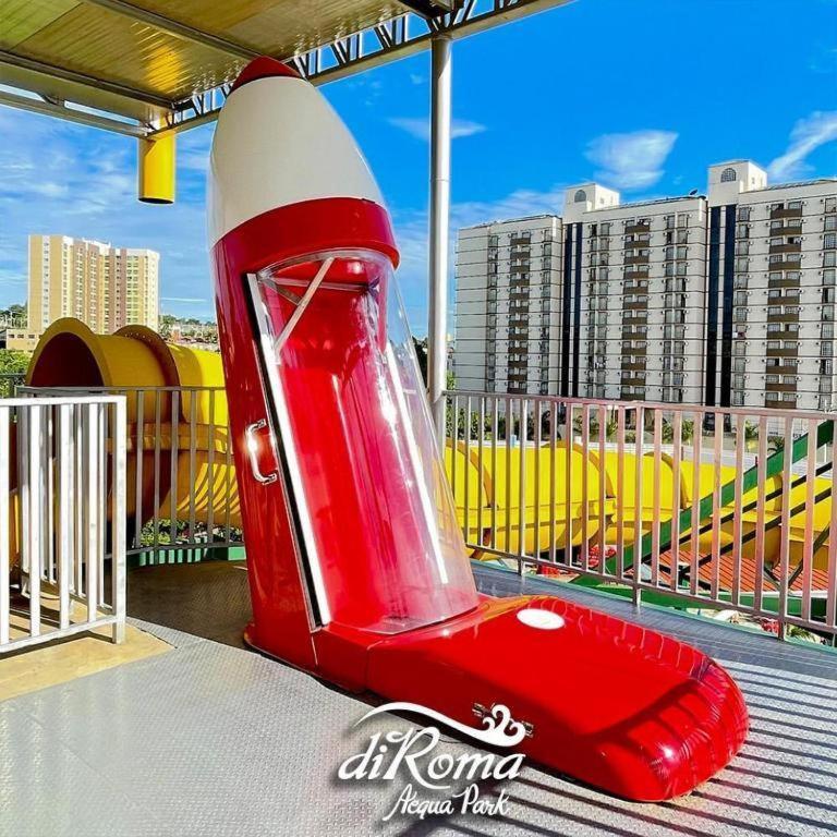 Lacqua Diroma Oficial - Diroma Acqua Park Incluido - Com Roupa De Cama E Banho Caldas Novas Kültér fotó
