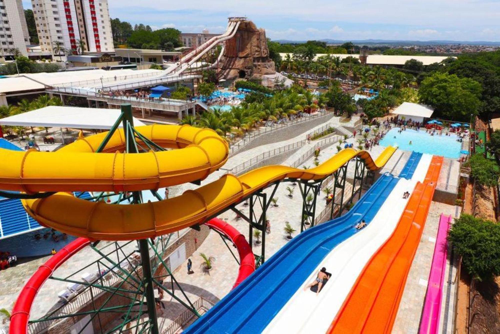 Lacqua Diroma Oficial - Diroma Acqua Park Incluido - Com Roupa De Cama E Banho Caldas Novas Kültér fotó