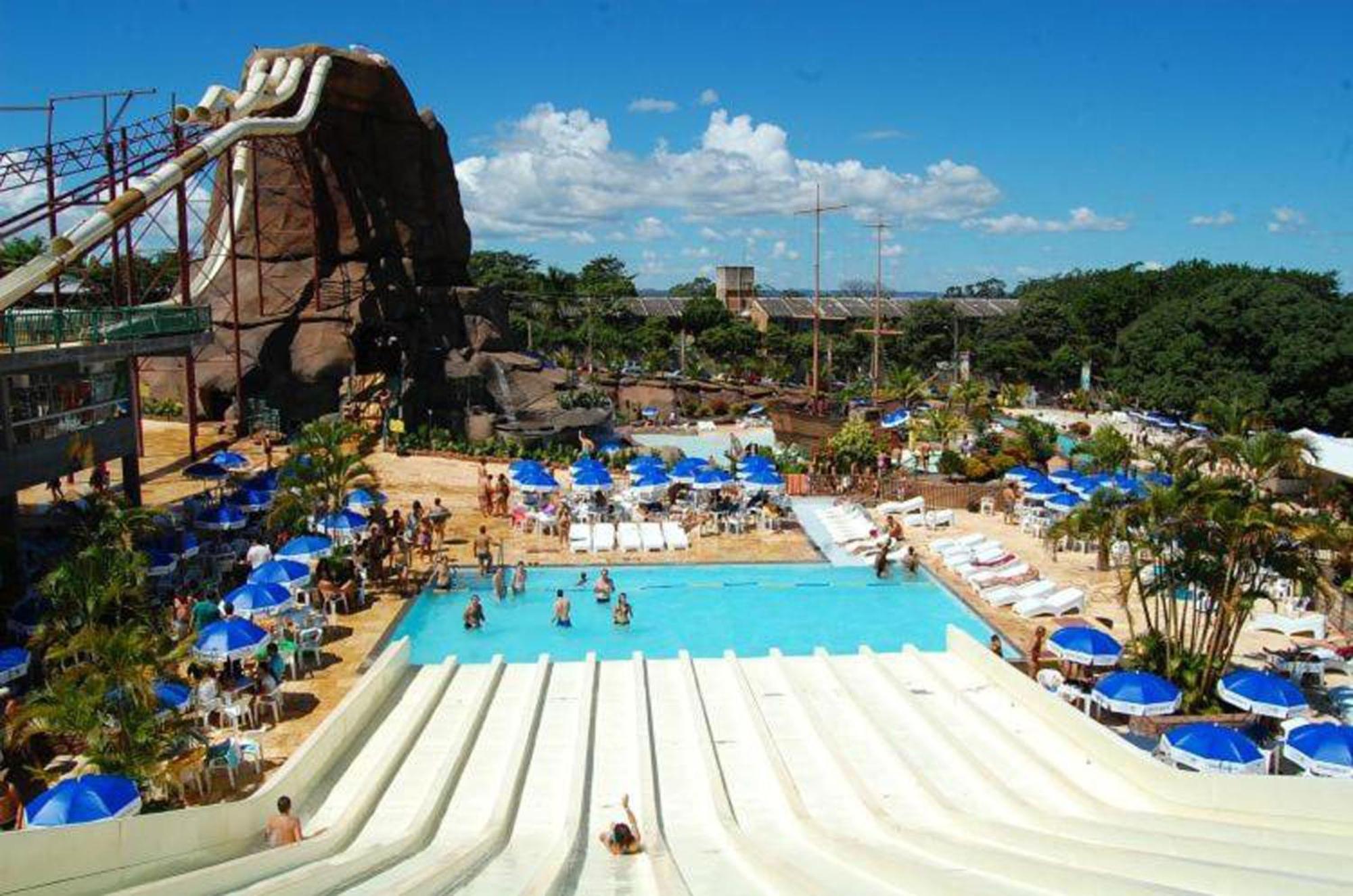 Lacqua Diroma Oficial - Diroma Acqua Park Incluido - Com Roupa De Cama E Banho Caldas Novas Kültér fotó