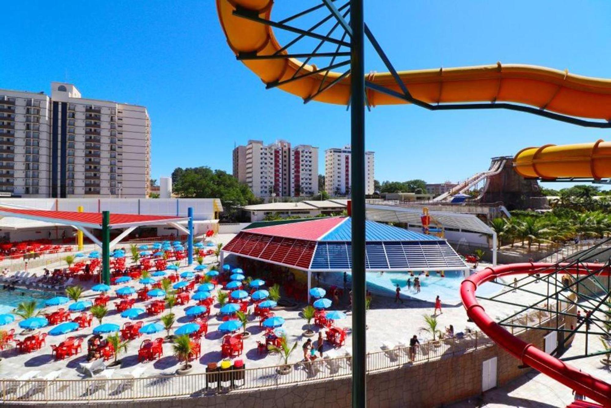 Lacqua Diroma Oficial - Diroma Acqua Park Incluido - Com Roupa De Cama E Banho Caldas Novas Kültér fotó